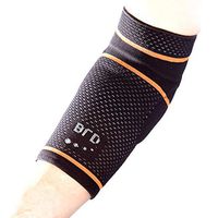 BRD Sport Medical Grade Elbow Brace, Relieves Tennis Elbow Golfers Elbow Tendinitis Epicondylitis, FDA Registered, Made in USA, Premium Elbow Support (Black, X Small)