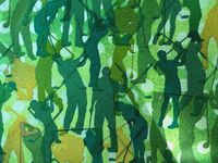 'NUGGLEBUDDY Microwavable Moist Heat & Aromatherapy Organic Rice Pack for Golf Lovers! Fun Camo Golf Print Fabric with SPEARMINT EUCALYPTUS Aromatherapy. Soothing the Souls of the Planet!