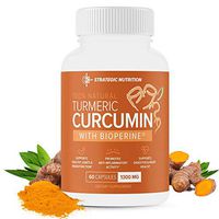 Turmeric Curcumin – Inflammation Supplement – 60 Capsules, Supports Inflammation Reduction, Pain Relief & Immune Health – Strategic Nutrition