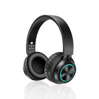 SLUB Bluetooth 5.0 Headphones Over Ear Wireless/Wired/TF with Mic 24H Play Time Hi-Fi Deep Bass HD Stereo Sports Active Noise Cancelling Foldable Game Headset for Cell Phone/PC