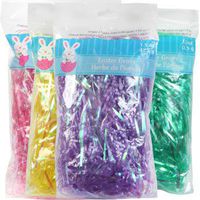 Easter Grass Easter Basket Filler 4-4 Oz Bags Multi Colors