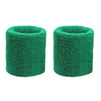 1Pair Pure Cotton Wristbands Men Women Wrist Bands Sweatbands for Sport Tennis Rodalind