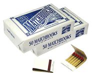 D.D. Bean & Sons Matchbooks, 50 Packs of 20 Matches, Classic White, Made in USA, 2
