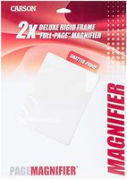 Carson 2x Power Rigid Frame 8.5x11 Inch Page Magnifier for Reading Newspapers, Magazines, Books and More (DM-21)