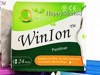 WinIon Anion Sanitary Napkins Pantiliner (6 Packs x 24 Pads) by Winalite Love Moon