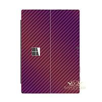 SopiGuard Purple Chameleon Carbon Fiber Vinyl Skin Decal for Microsoft Surface Pro 4