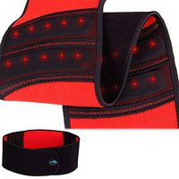 RZDJ Tourmaline Magnetic Therapy Waist Brace Self Heating Relief Back Pain Adjustable Waist Support Belt Lumbar Protector Brace