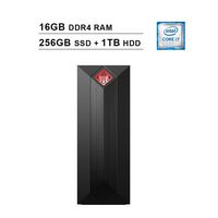 HP 2019 Omen 875 Obelisk Gaming Desktop (9th Gen Intel 8-Core i7 9700k up to 4.90 GHz, 16GB DDR4 RAM, 256GB SSD + 1TB HDD, NVIDIA GeForce GTX 1660 Ti, Bluetooth, WiFi, Windows 10)