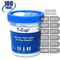 MiCare [100pk] - 12-Panel Multi Drug Test Cup (AMP/BAR/BUP/BZO/COC/mAMP/MTD/OPI/OXY/PCP/PPX/THC) #MI-TDOA-4124