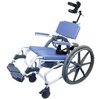 Tilt Shower Rehab Commode Bath Toilet wheelchair with 24" wheels