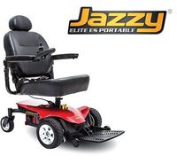 Pride Mobility JELITEES-P Jazzy Elite ES Portable Electric Wheelchair - Blue