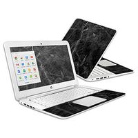 Mightyskins Skin Compatible with Hp Chromebook 14 (2014) - Black Marble | Protective, Durable, and Unique Vinyl Decal Wrap Cover | Easy to Apply, Remove, and Change Styles | Made in The USA