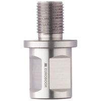 Euroboor Weldon Shank Adapter - 3/4" Weldon to 1/2" x 20 UNF 3 Jaw Chuck Adapter with Milled Steel Construction & Left-Hand Thread - IBK.14