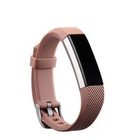 ZSZCXD Newest Replacement Wristband with Watch Buckle Design for Fitbit Alta HR and Alta (No Tracker) (Brown)