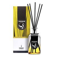 Vavana Aromatherapy Diffuser Sticks | Reed Diffuser Set | Aromatic Home Fragrance Set | Essential Oil Diffuser Sticks, Made of Natural Scented Oils Blend | Perfect for Home & Office (Lemongrass)