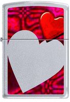 I Love You ~ 5 Valantine Hearts ~ Lady's Pink Zippo Lighter