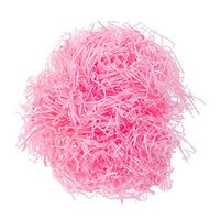 LIOOBO 5PC Cut Paper Shred Filler Easter Basket Grass Craft Shred Paper Shredded Tissue Paper for Packaging Filling (Pink)