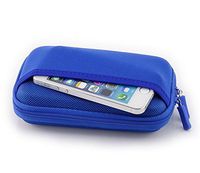 Diabetes Organizers Case Insulin Pens Glucose Meter Bag Testing Strips Kit Travel Headphone Power bank Carrying Pack for Men Women (Blue)