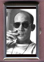 Dr. Hunter S. Thompson Portrait Gonzo Smoking Decorative Pill Box