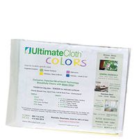 The Ultimate Cloth, Mirafiber - Advanced Microfiber Cleaning Cloth Reusable, EcoFriendly Chemical Free, Superior Multi-Surface Cleaning Cloth 4 Pack: 1 Lime, 1 Blue, 1 Purple, 1 Yellow, Size Medium