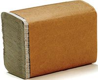 vonDrehle 548-K Preserve 9.5" x 9.25" Natural Multi-Fold Towels, Brown, 250 Towels per Pack, 16 Packs per Case, 4000 Towels per Case, 9.25 Inches Sheet Width, 9.5 Inches Sheet Length