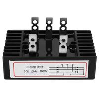Keenso Three Phase Diode Bridge Rectifier AC to DC, SQL100A 1600V Diode Bridge for Switching Current