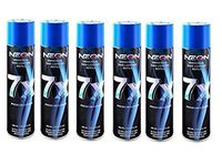 6 Cans NEON 7X Butane Refill Fuel Fluid Lighter Ultra Refined 7 Times 10.14 Oz