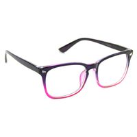 Cyxus Blue Light Filter Computer Glasses for Blocking UV Headache [Anti Eye Eyestrain] Transparent Lens Gaming Glasses, Unisex (Men/Women) (8082T47, Gradient Pink)