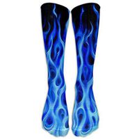 Flame Blue Classic For Women Or Man Soccer Knee High Sport Sock High Socks