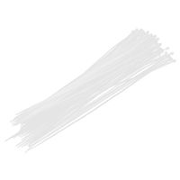 Uxcell Nylon Self Locking Cable Zip Ties Fastener, 3mm x 300mm, 100Pcs, Beige