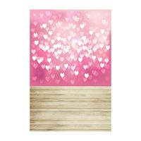 YOCheerful Sales! Valentine's Day Love Heart Photography Backdrop Vinyl Photo Background Prop Gift