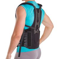 Postural Extension Back Straightener Brace - Rigid Posture Corrector Vest for Kyphosis Hunch Relief, Mild Scoliosis Support, and Hunchback or Lordosis Spine Treatment (L/XL)
