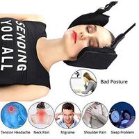 HBJUSDKF Portable Head Hammock Neck Traction Massage Pain Relief Neck Cervical Stretcher Traction Device Anti Fatigue Neck Sling Hammock