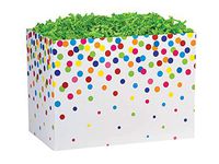 All Occasion Gift Basket Box - 6 Count - Small - Rainbow Confetti