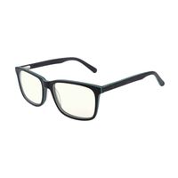 Blue Light Blocking Glasses - Computer Eyewear for Deep Sleep - Digital Eye Strain Prevention (Black/Green/Black)