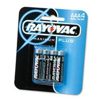 RAYOVAC 824-4J AAA Alkaline Batteries (4 pk)