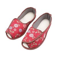 BUYITNOW Womens Extra Extra Wide Slippers with Adjustable Closures Swollen Feet for Pregnant, Diabetic, Edema