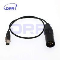 DRRI TA3F to 3 Pin XLR male Audio Cable for location recordin equipment