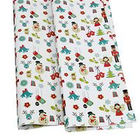 Christmas Gift Wrapping Paper, Oldeagle Christmas Gift Present Tree Santa Wrapping Paper - Paper with Christmas Pattern for Gift (A)