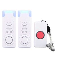 2 in 1 Wireless Caregiver -Smart Personal Pager System Emergency Care Alarm Call Button Nurse Alert System -500+ft Operating Range Wireless Remote Nurse Alert System Patient Call Button and Caregiver