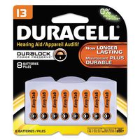 Duracell - Button Cell Lithium Battery, #13, 8/Pk DA13B8ZM09 (DMi PK