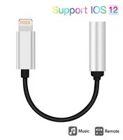 Ligtning to 3.5mm Audio Adapter Connector Compatible with iPhone XR XS Max X 8 7 Plus, iPad, iPod Touch Headset Jack Converter, Earphone Adapter Compatible with iOS 10.1~12.3 or Later (Silver-1)