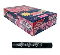 Herb Airtight Tube Pocket Protector with Juicy Jay's Bubblegum 1.25 Flavored Hemp Rolling Papers 24 Count Box DC Crafts Nation- Ganesha