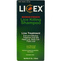 Licex Lice Killing Shampoo Elimina Piojos Lice Removal Comb Inside 4oz