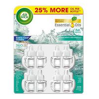 Air Wick Scented Oil 8x0.84oz Refills,Ocean Spray & Sea Minerals
