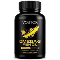Omega 3 Fish Oil Triple Strength - Sourced from Wild Caught Fish - Non-GMO, Soy and Gluten Free – High EPA and DHA Supplement - Heart + Brain Health, Joint and Skin Support - 120 Softgel Capsules