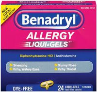 Benadryl Dye-Free Allergy Reliefs (Pack of 3)