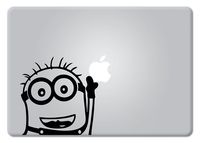 Minion Touching Apple Despicable Me Macbook Decal Vinyl Sticker Apple Mac Air Pro Retina Laptop sticker