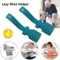 4PCS Lazy Shoe Helper Unisex Handled Shoe Horn Easy on & Off Shoe Lifting Helper- Fits for All Shoes