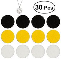 ROSENICE 12.5mm Diffuser Locket Necklace Refill Pads Diffuser Replacement Pads 30Pcs
